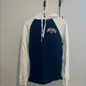Under Armour Blue and White Pullover